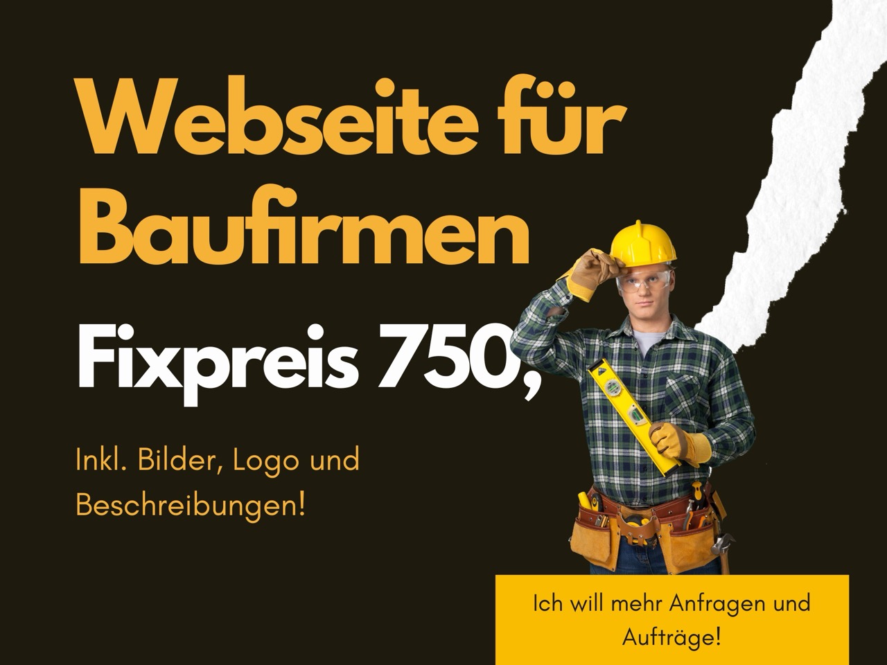 Webseite für Bauunternehmen